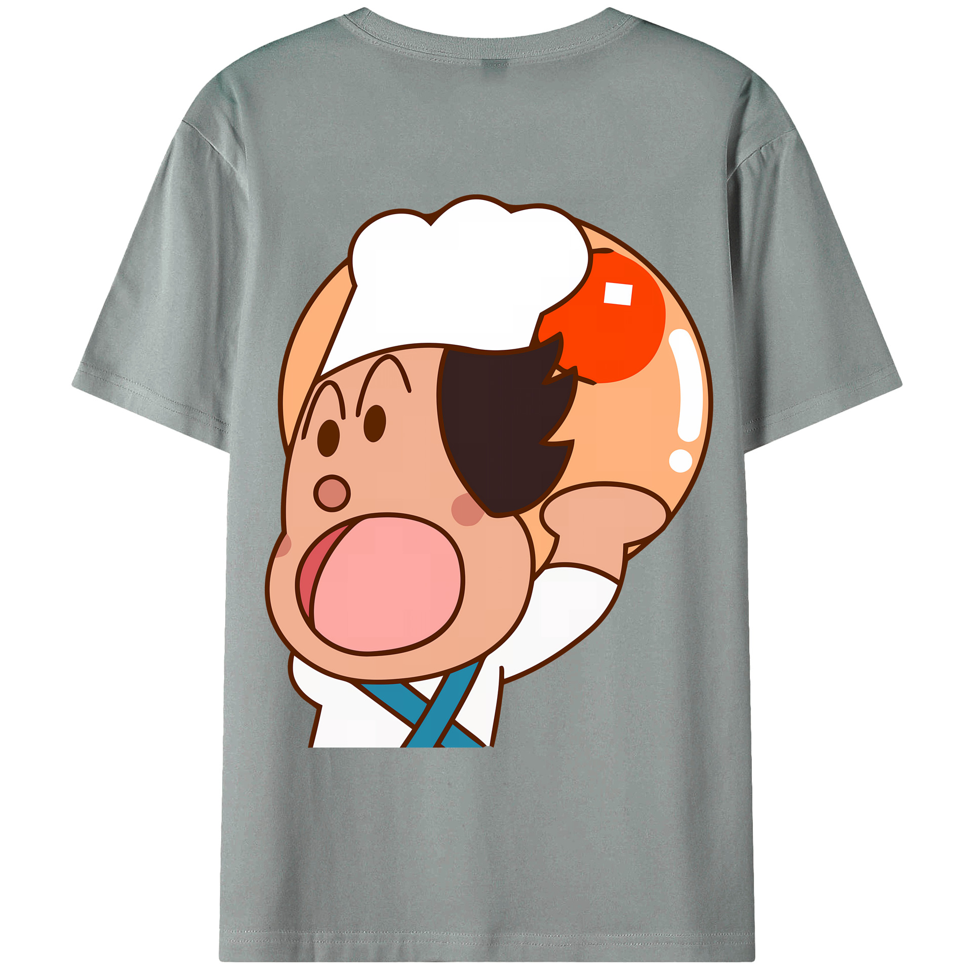 （画像用） アンパンマン Anpanman 綿100％ メンズ半袖Tシャツ（バックプリント） 通気性